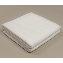 Protèges oreillers molleton gratté 100% coton blanc neuf