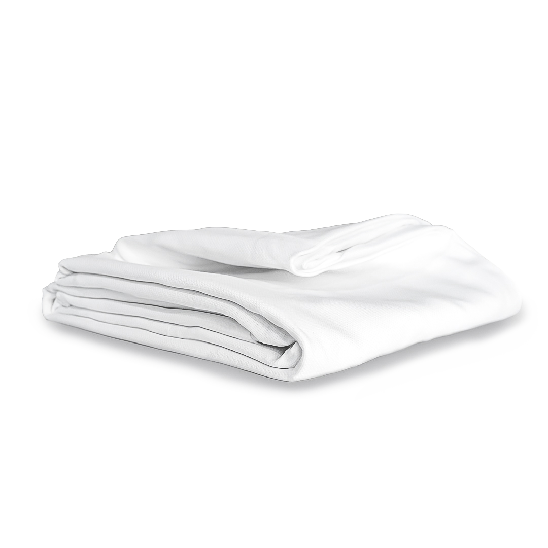 Drap housse blanc polycoton Gamme Éco-certifiée neuf