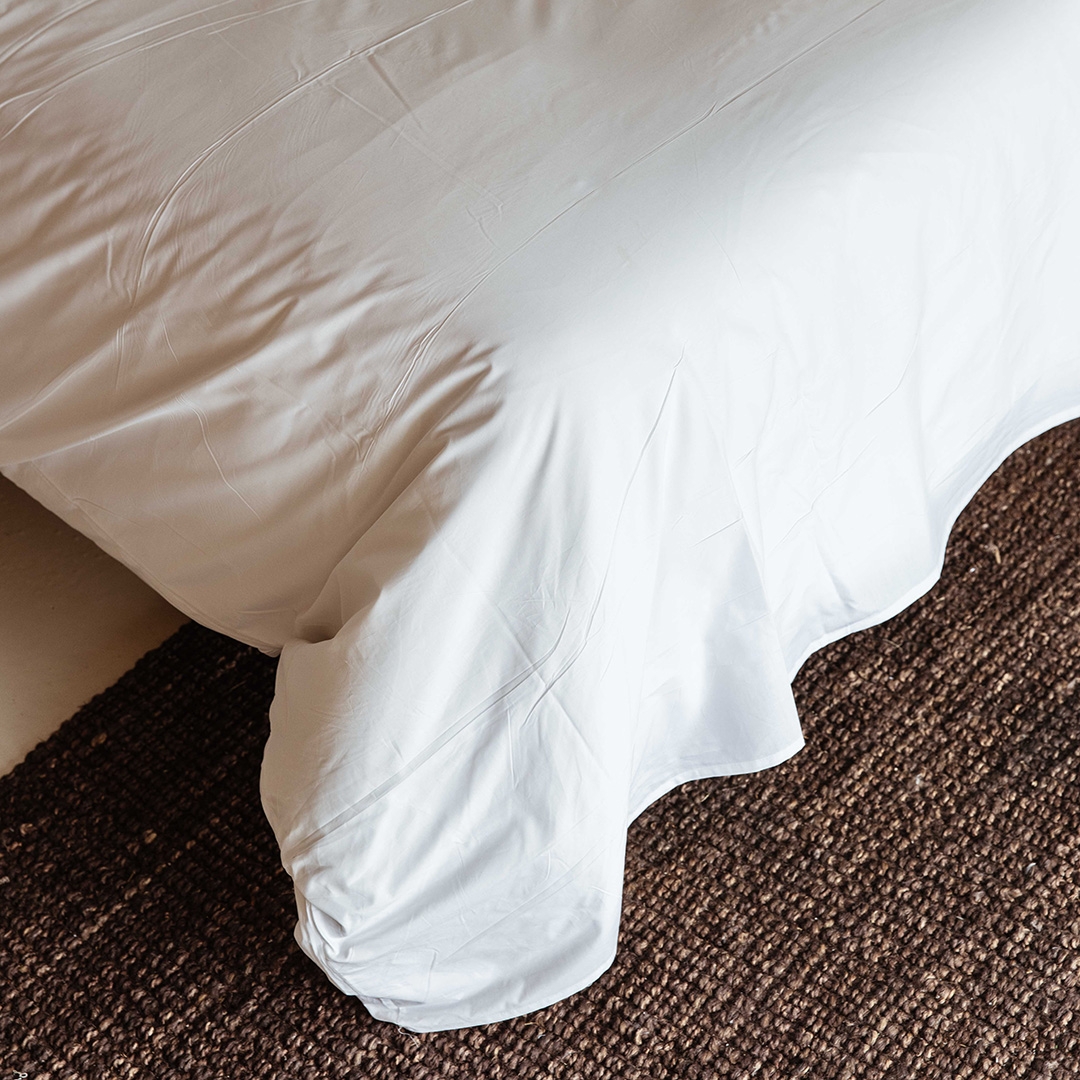 Housse De Couette 100% Coton Percale - Blanc, 300x270 Cm - 200 Fils/pouce, Hypoallergénique