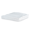 Drap plat blanc polycoton Ecolabel 170 X 270 recyclé