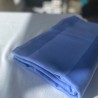 Nappe de table bleu bandes satin 100% coton